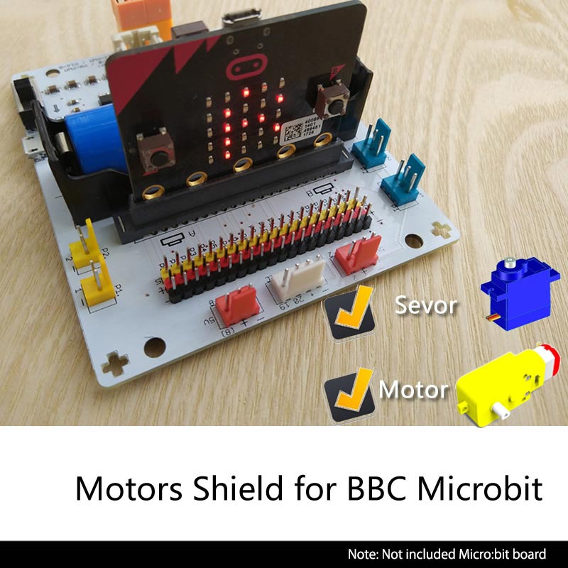 Плата расширения microbit для управления электромоторами