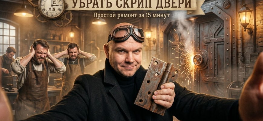 Устранение скрипа межкомнатной двери за 15 минут с помощью простых методов