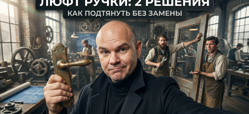 Ручка двери с люфтом, примеры регулировки без замены