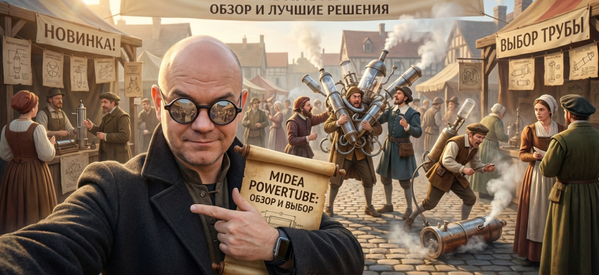 Трубка Midea PowerTube, подходящая для различных моделей