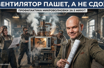 Комбинированная микроволновка с конвекцией, уход и профилактика её вентилятора.