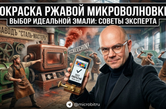 Ржавчина внутри микроволновки, способы покраски и подходящая эмаль для ремонта