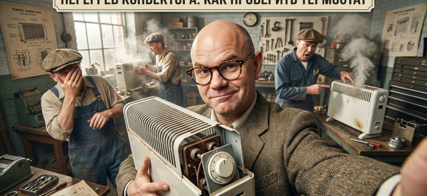 Чистка электрического конвектора и проверка термостата для эффективной работы.