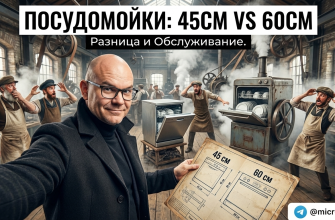 Посудомоечная машина 45 см и 60 см, сравнение моделей и их обслуживание