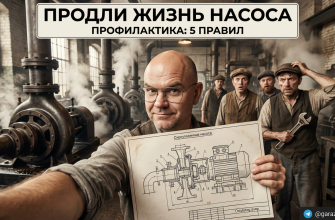 Циркуляционный насос с элементами профилактики и ухода