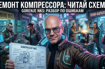 Ремонт компрессора Gorenje NKS с подробными рекомендациями и инструментами